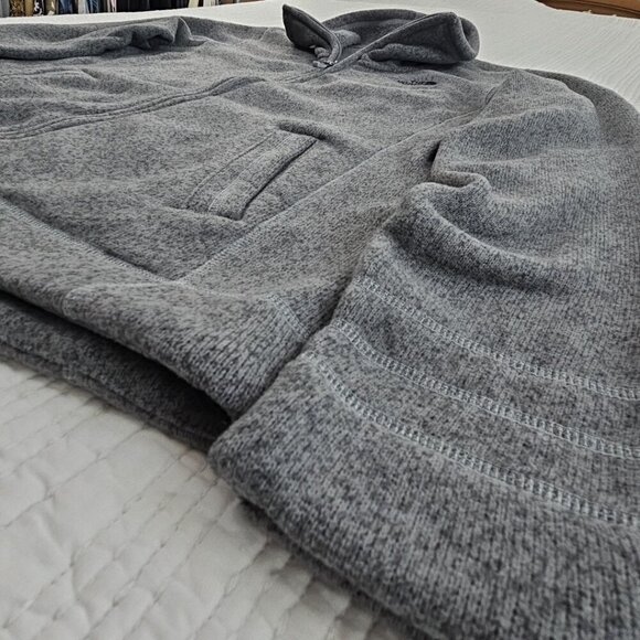 The North Face Full Zip Sweater Women's Size L Fleece Jacket NF0A3LH8 EUC Knit - Picture 3 of 15